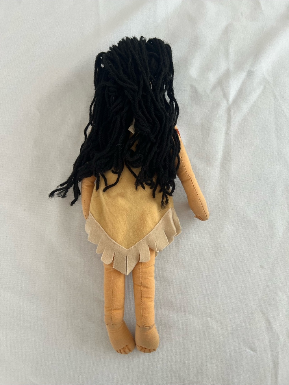 Vintage Disney pocahontas Kids Plush Doll - Tan Dress, Blue Necklace - Picture 2 of 10